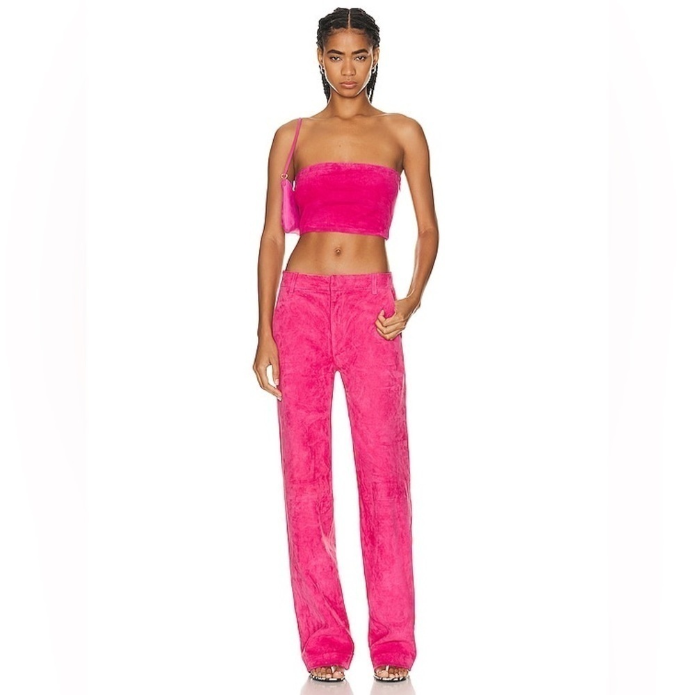 New! SPRWMN Suede Micro Tube Top in Pink 🩷 Small NWT! - Picture 5 of 16